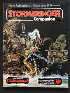 Cover of the Stormbringer Companion, published by Chaosium.