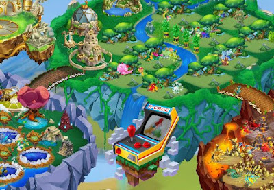 imagen de la isla video juegos de dragon city