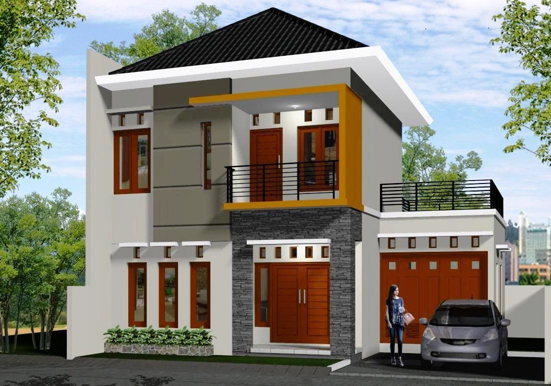 22 Rumah  Minimalis  Tampak  Depan  Belakang Samping  