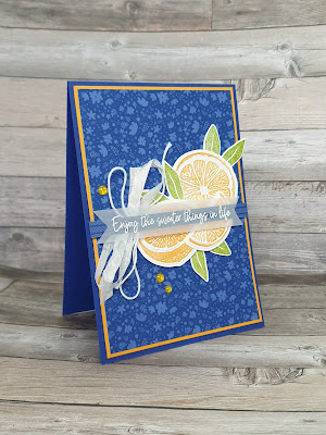 Sweet citrus stampin up bright and bold or soft and subtle card