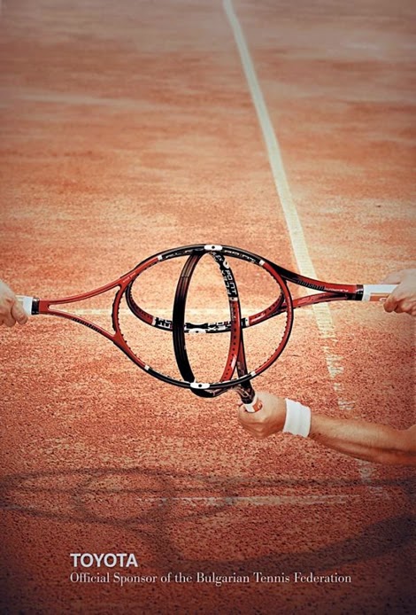 Toyota Tennis Ad - One of the most important things for a company is to be seen and recognized by its target audience.