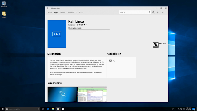 Cara Run Terminal Kali Linux Di Windows