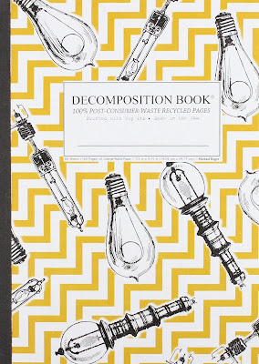 decomposition book with a lightbulb cover