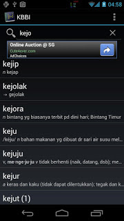 Application Big Indonesian Dictionary (KBBI) for Android