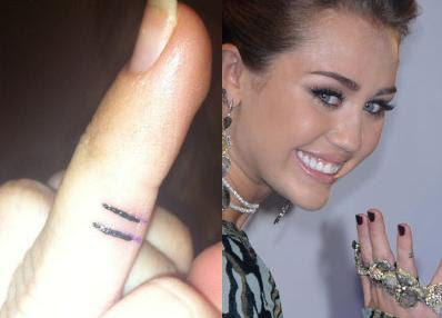 Miley Cyrus Tattoos