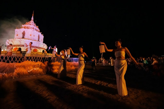 yi peng history,  yi peng story, origins of yi peng festival, yi peng festival roots, the birth of the yi peng tradition, ancient history of yi peng lanterns, historical of yi peng festival