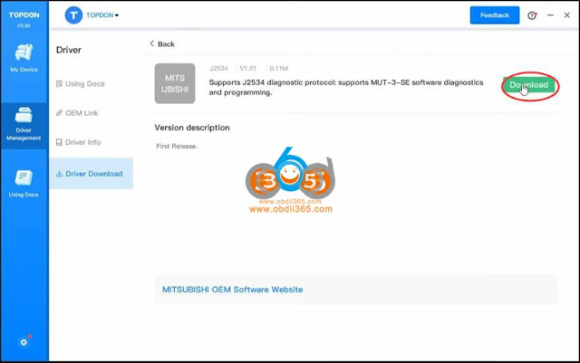 How to Set up Topdon Rlink with Mitsubishi MUT3 2