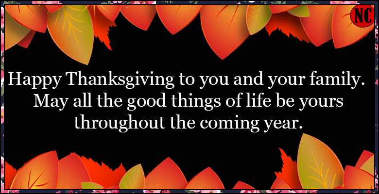 happy thanksgiving to you and your family
