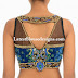 Velvet and Net Saree Blouse