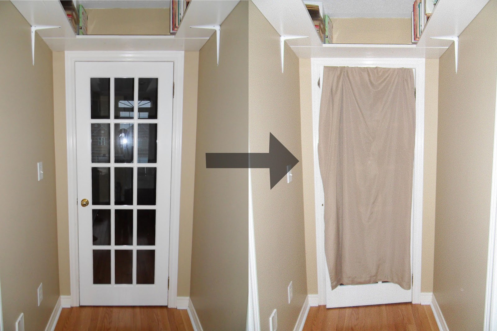 Not A House, But A Home: French Door Cover Up