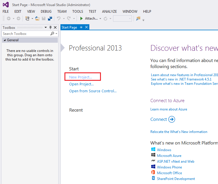 VISUAL STUDIO 2013