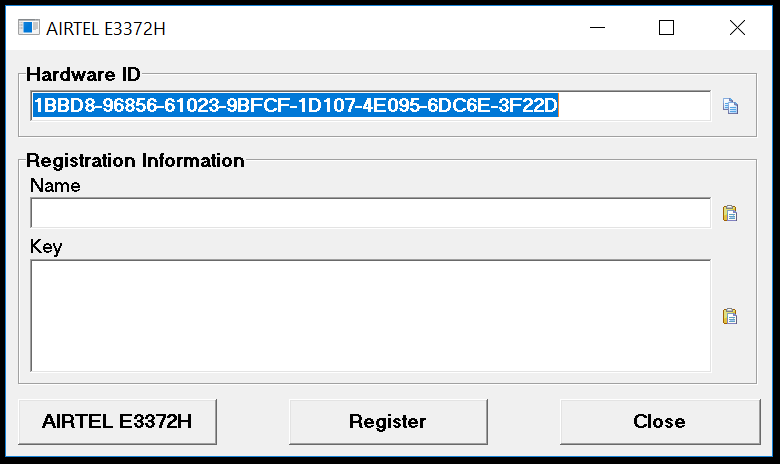 Unlock Airtel E3372H-607 Huawei Modem of India