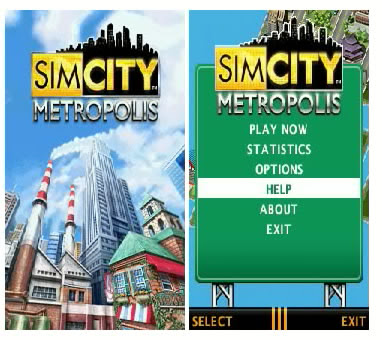 sim city metropolis, touch game, nokia s60 v5, sim city, n5800