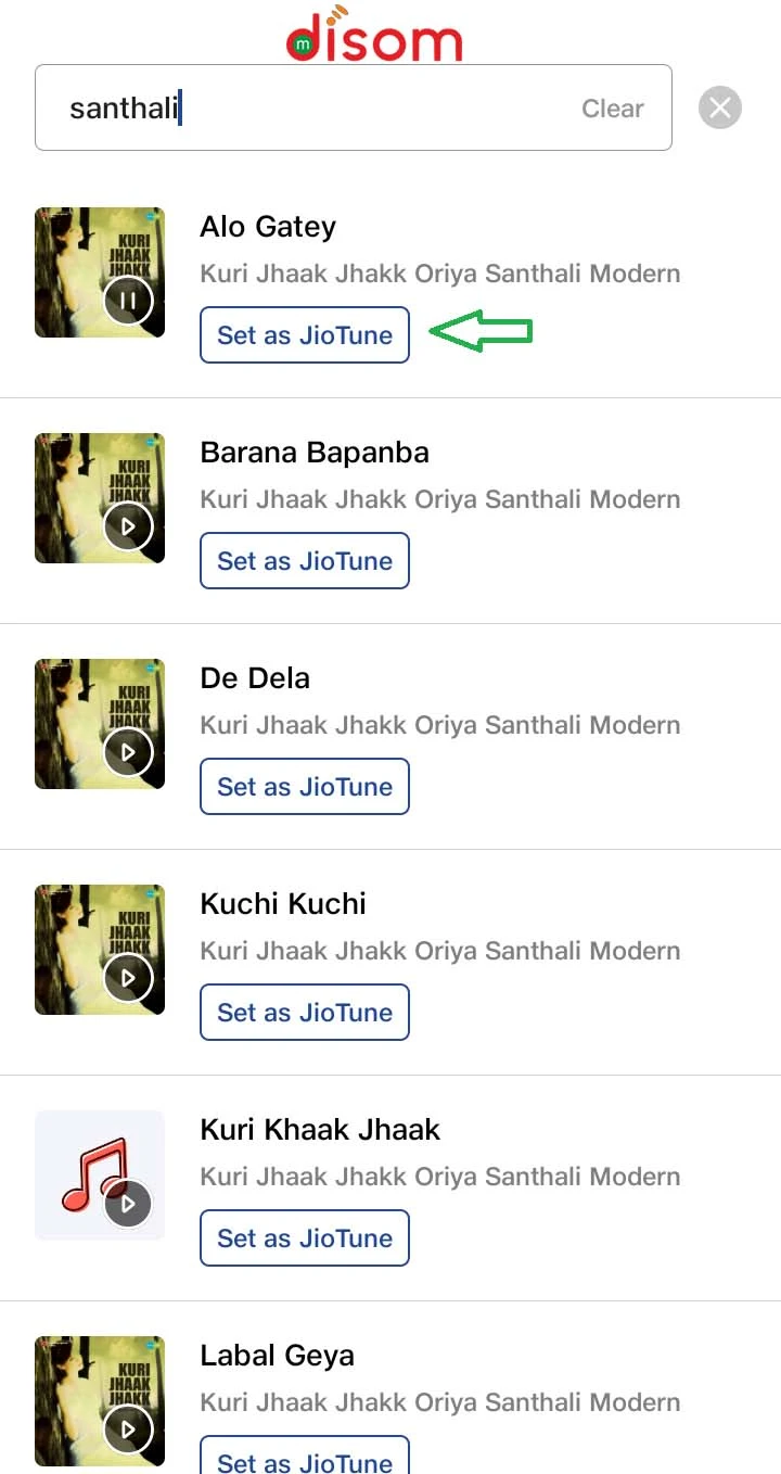 Santali Jio Tune Kaise Set Karenge