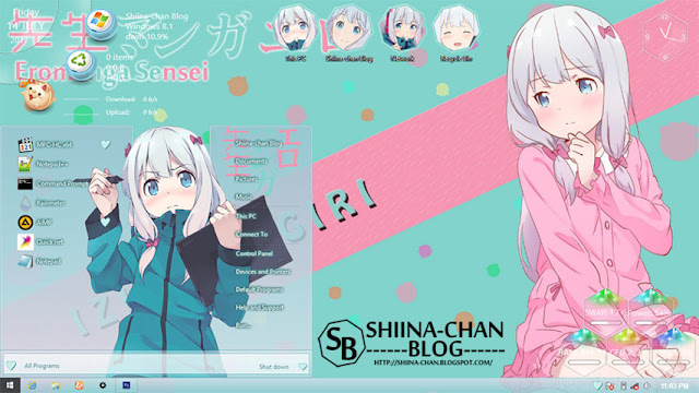 Windows 8/8.1 Theme Eromanga Sensei - Izumi Sagiri by Enji Riz