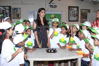 Pooja Hegde Birthday Photo with Smile Foundation Kids