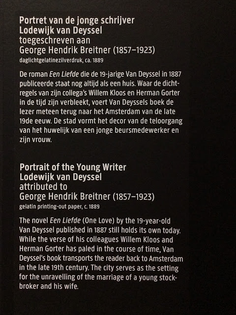 Portret van de jonge schrijver Lodewijk van Deyssel, uitleg