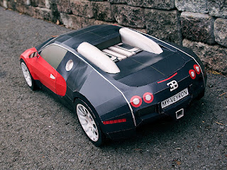 Car - Bugatti Veyron Papercraft-1