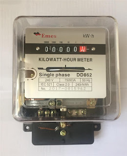 Alat ukur listrik kwh meter pengukur konsumsi listrik