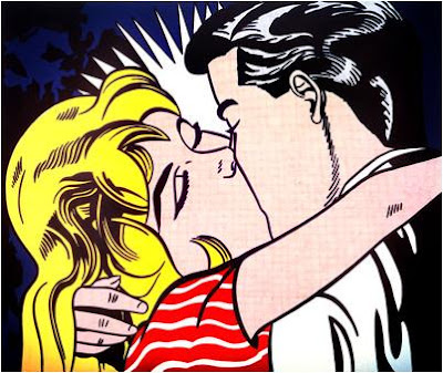 Roy Lichtenstein Kiss II