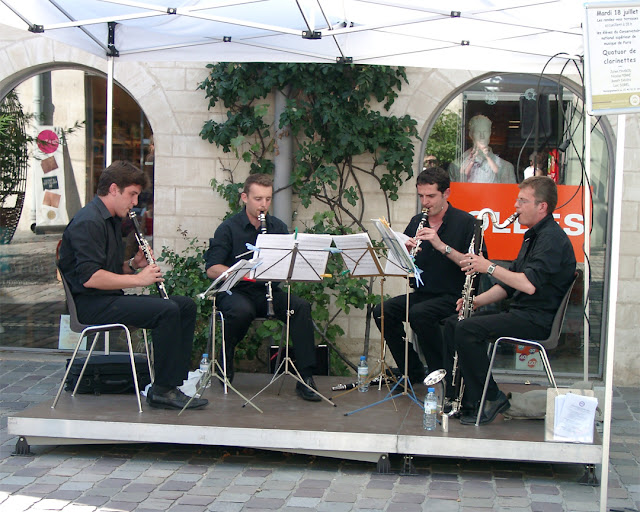 Quatuor de clarinettes, Cour Saint-Émilion, Paris