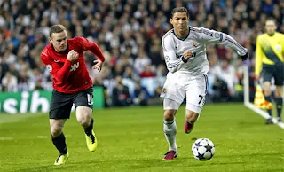 Cristiano Ronaldo and Wayne Rooney