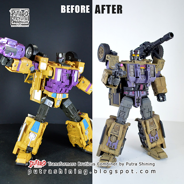 The Making of Transformers Bruticus Combiner by Putra Shining