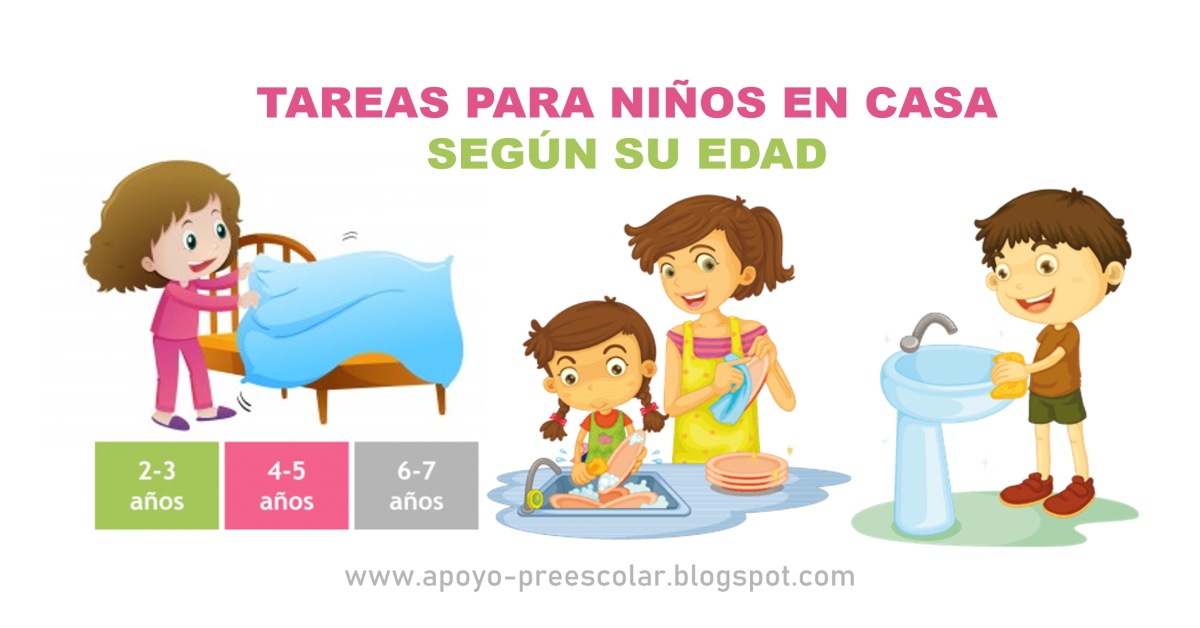 Tareas para niños en casa