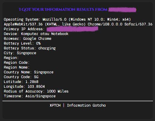 Mendapatkan Latitude & Longitude lewat IP