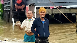   Air Sungai Masamba Kembali Meluap, Camat Masamba: Sebanyak 86 Warga Mengungsi 