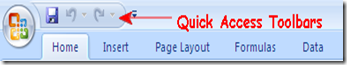 Quick Access Toolbars