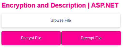 Encrypt and Decrypt File in ASP.NET Using C# and VB.NET