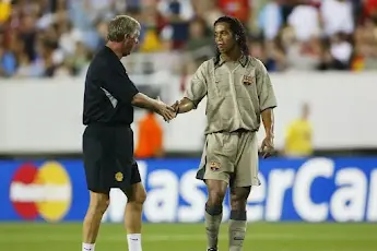 Sir Alex Ferguson was 'devastated' after missing out on Ronaldinho
