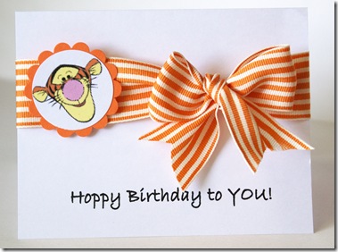 Hoppy Birthday Card