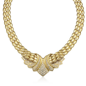 diamond collar necklace. COLLARES
