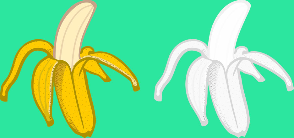 Mewarnai buah pisang