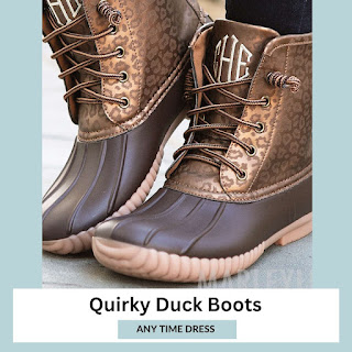 Quirky Duck Boots: