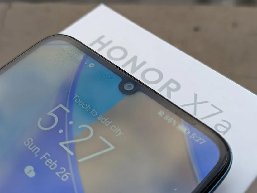 Honor X7a 8MP Front Camera