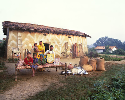 kennedy family portrait. India: The Yadev Family