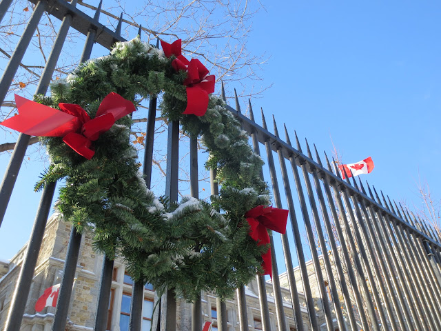Christmas wreath, Canada