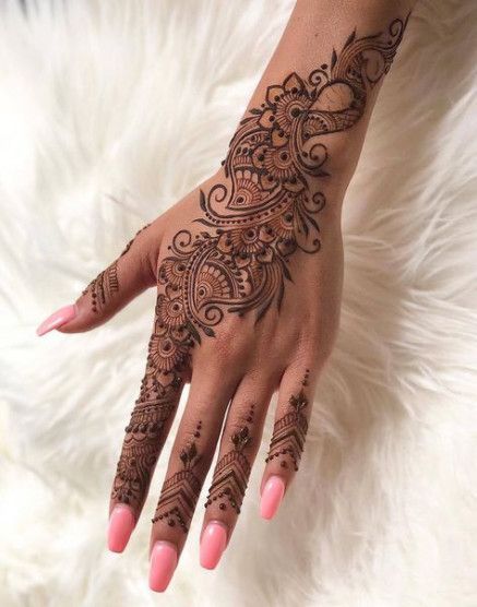 Henna-tattoo-designs-on-hand