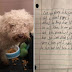 Dog Abandoned In Parking Lot With The Saddest Note