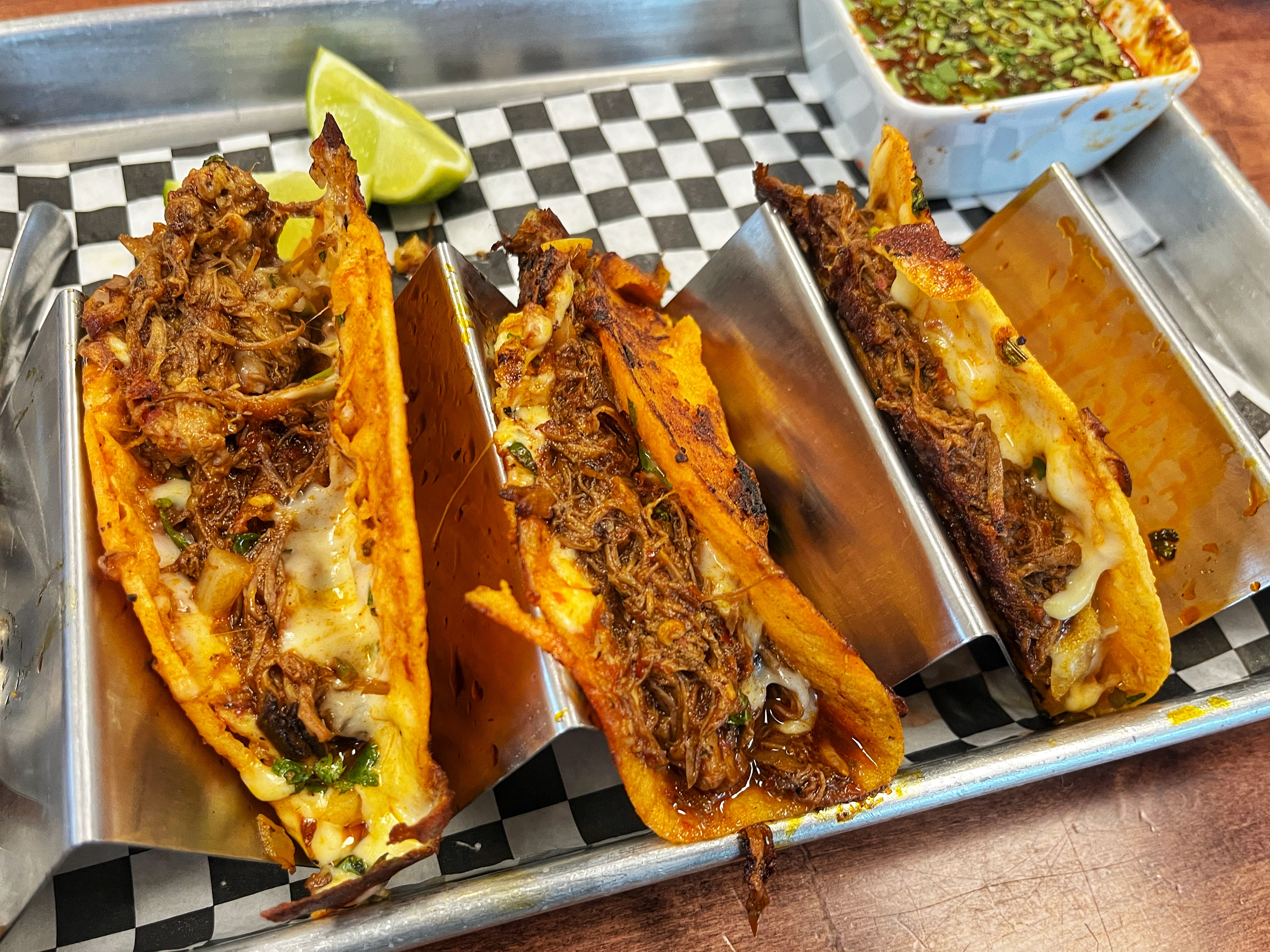 birria tacos in Waco, Texas