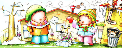 Resultado de imagen de DIBUJOS  INVIERNO INFANTILES COLOR