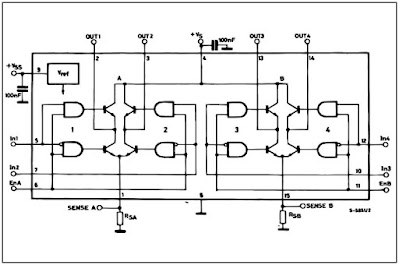 Diagram Blok Driver Motor L298N