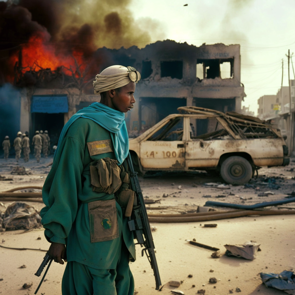 Somali government try to fight alshabaab to kick them out .