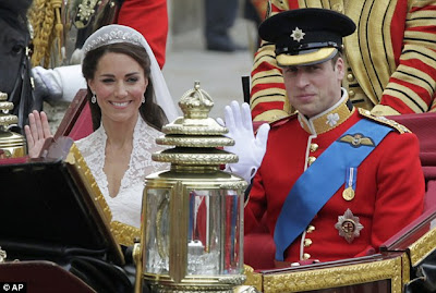 Foto Pernikahan  Kate Middleton dan Pangeran William 