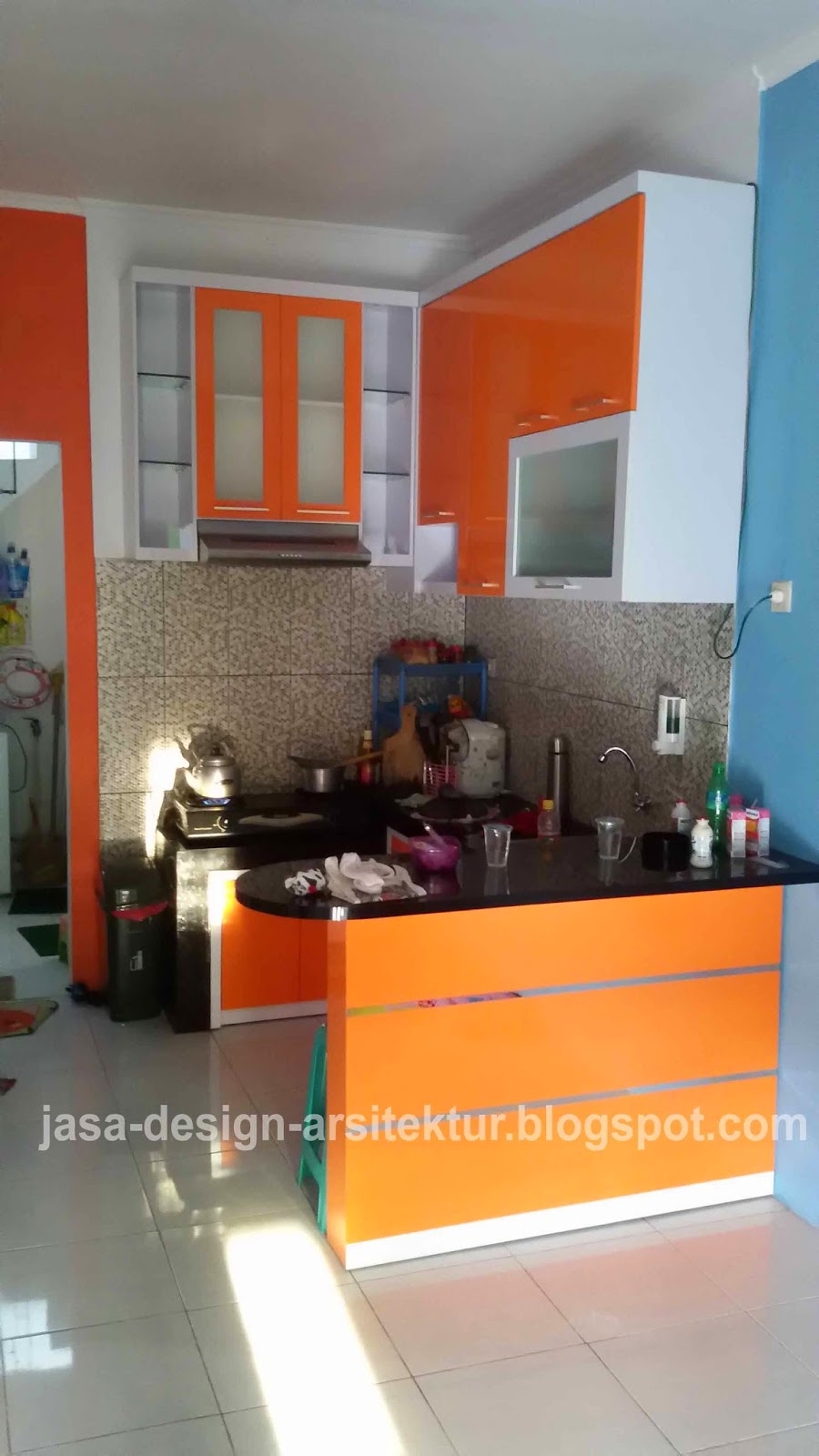 Kontraktor Interior Surabaya Sidoarjo desain kitchen set 