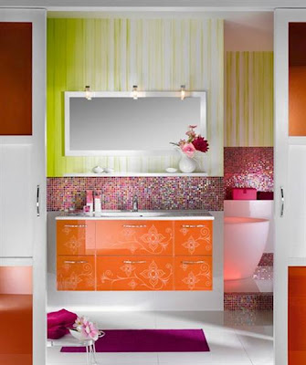 Girly Bathroom Furniture Design by Delpha