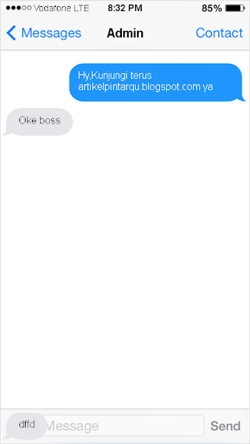 iphone fake text